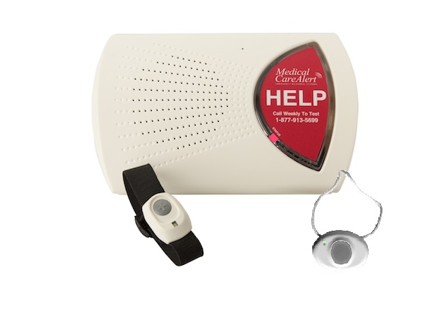 HOME Medical Alert System with pendant and wrist bracelet with FD Test